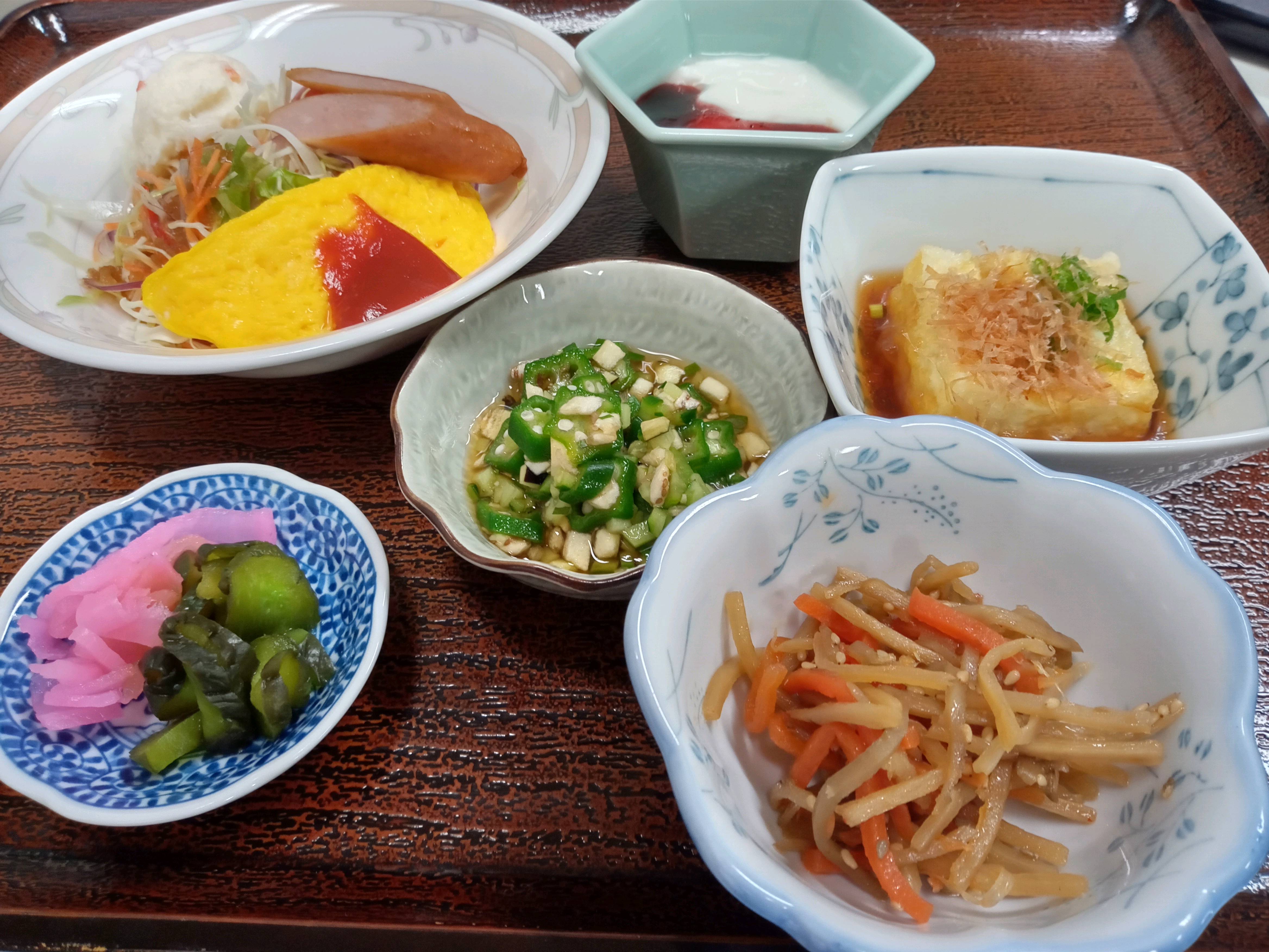 朝食一例